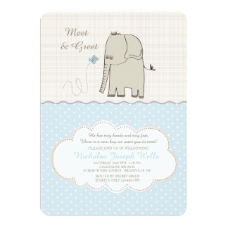 Meet & Greet Baby Boy Invitation