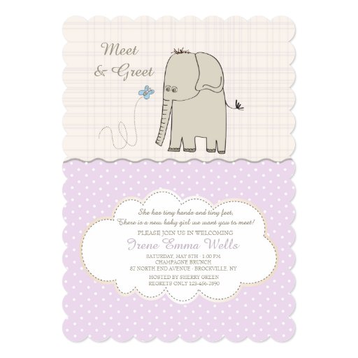 Meet The Baby Invitations 7