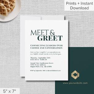 Meet & Greet Business Networking Event Invitation