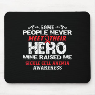 Meet Hero- Sickle Cell Anemia Awareness Supporter  Mouse Pad