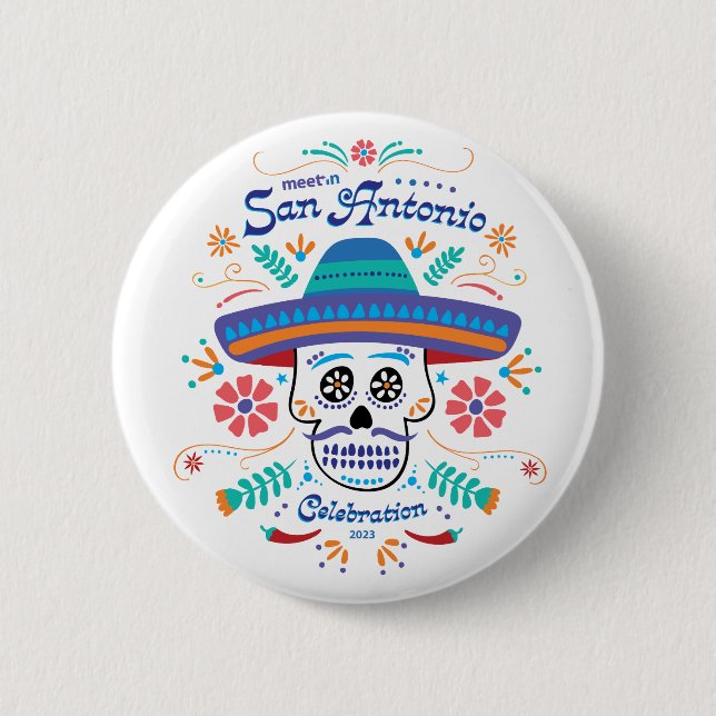 Meet-in San Antonio button (Front)
