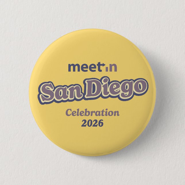 Meet-in San Diego 2026 button - light background (Front)