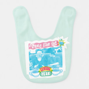 Meet Me at Central Perk Neon Graphic Baby Bib