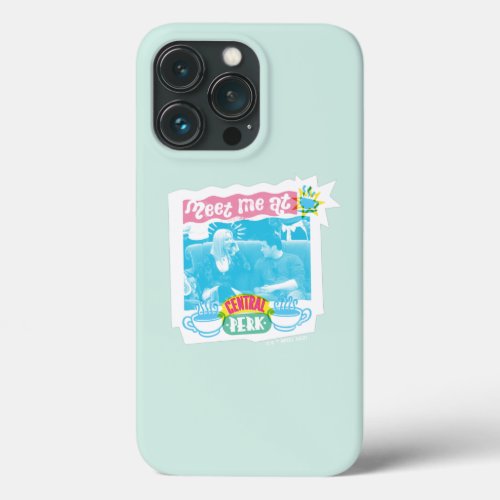 Meet Me at Central Perk Neon Graphic iPhone 13 Pro Case