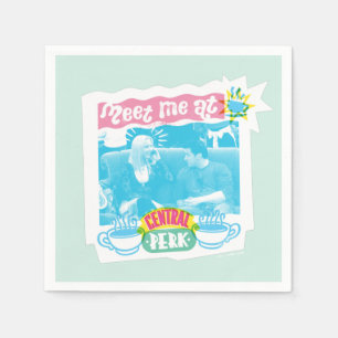 Meet Me at Central Perk Neon Graphic Napkins
