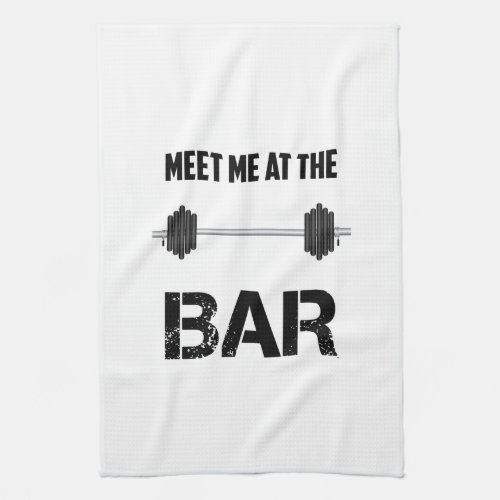 Meet Me at the Bar Gym Wipedown Towel