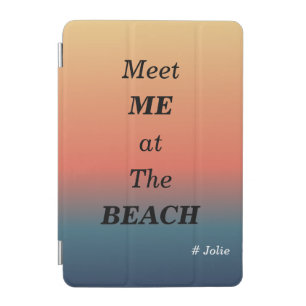 Meet Me At The Beach Summer Beach Sunrise Color iPad Mini Cover