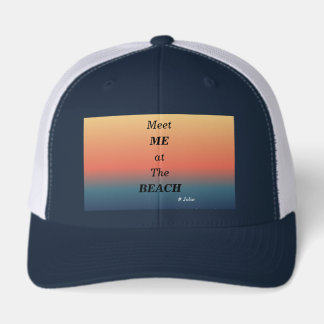 Meet Me At The Beach Summer Beach Sunrise Hat