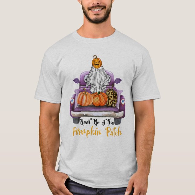 meet me at the pumpkin patch gift idea  T-Shirt (Front)
