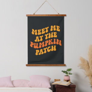Meet Me At The Pumpkin Patch Hanging Tapestry