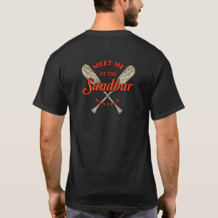 Meet Me At The Sandbar Montauk Beach New York T-Shirt