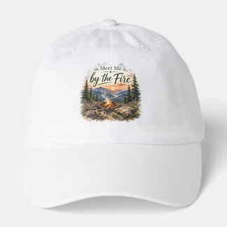 Meet Me by the Fire Mountain Campfire Sunset Hat