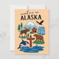 Meet Me In Alaska Icons Retro