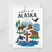 Meet Me In Alaska Wildlife Nature Souvenir