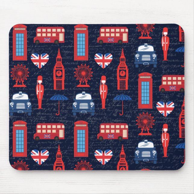 Meet Me in London Mouse Pad (Front)