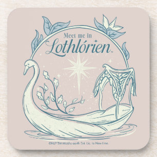 Meet me in LOTHLORIEN™ - Swan Boat Beverage Coaster