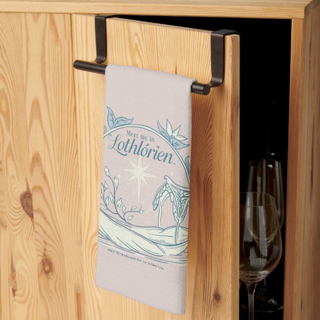 Meet me in LOTHLORIEN™ - Swan Boat Kitchen Towel (Thirds Fold)