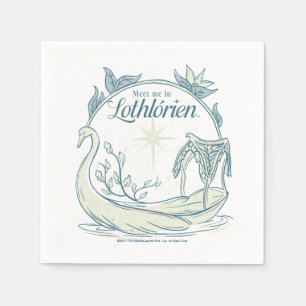Meet me in LOTHLORIEN™ - Swan Boat Napkins