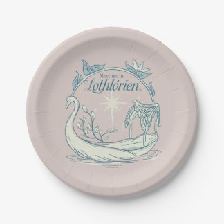 Meet me in LOTHLORIEN™ - Swan Boat Paper Plates