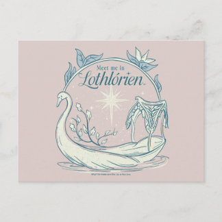 Meet me in LOTHLORIEN™ - Swan Boat Postcard