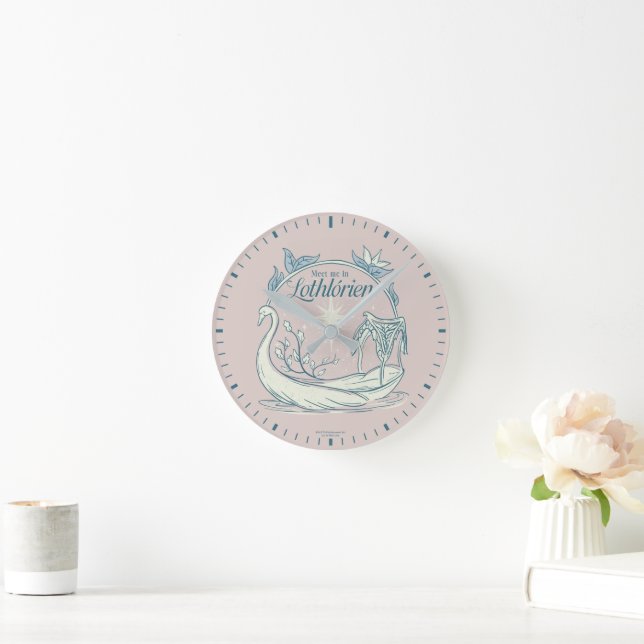 Meet me in LOTHLORIEN™ - Swan Boat Round Clock (Home)
