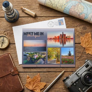 Meet Me In Michigan Postcard