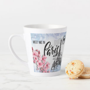 Meet Me in Paris Latte Mug