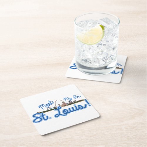 Meet Me In St Louis Square Paper Coaster