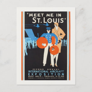Meet Me in St. Louis Vintage Poster 1930 Postcard