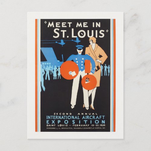 Meet Me in St Louis Vintage Poster 1930 Postcard