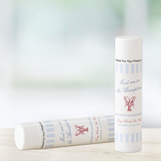 Meet Me in the Hamptons Bachelorette Lip Balm (Creator Uploaded)