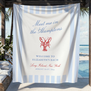 Meet Me in The Hamptons Bachelorette Tapestry