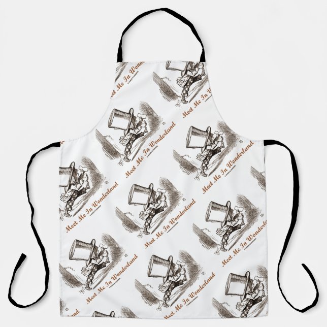 Meet Me In Wonderland Mad Hatter Running Apron (Front)