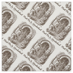 Meet Me In Wonderland Queen Alice Frog Doorway Fabric