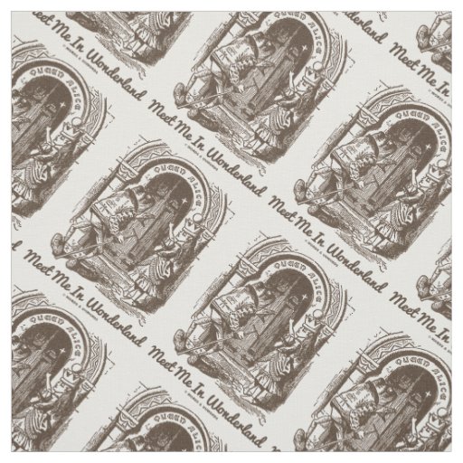 Meet Me In Wonderland Queen Alice Frog Doorway Fabric