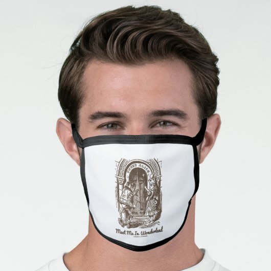 Meet Me In Wonderland Queen Alice Frog Doorway Face Mask (Worn Him)