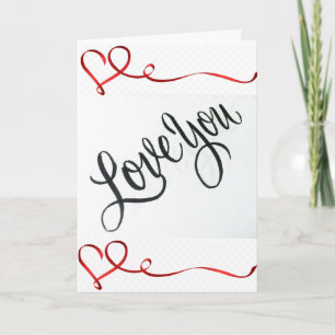 **MEET ME UNDER MISTLETOE SEE HOW "MUCH" I LOVE U HOLIDAY CARD