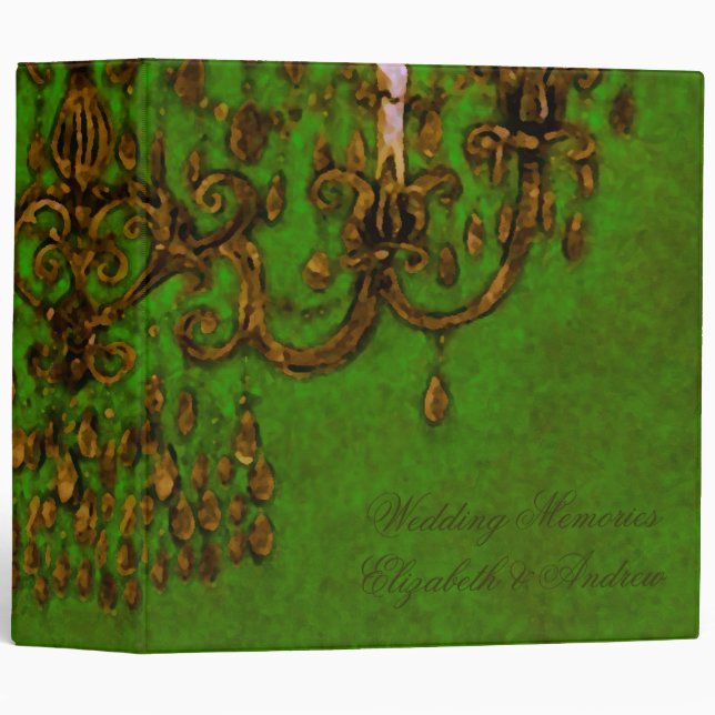 Meet Me Under the Chandelier ~ Binder Photo Album (Front/Spine)