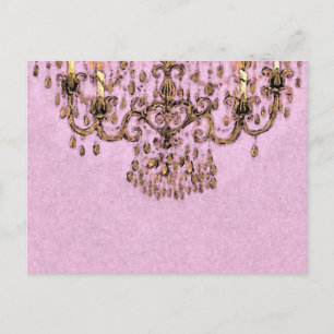 Meet Me Under the Chandelier ~ Postcard