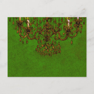 Meet Me Under the Chandelier ~ Postcard