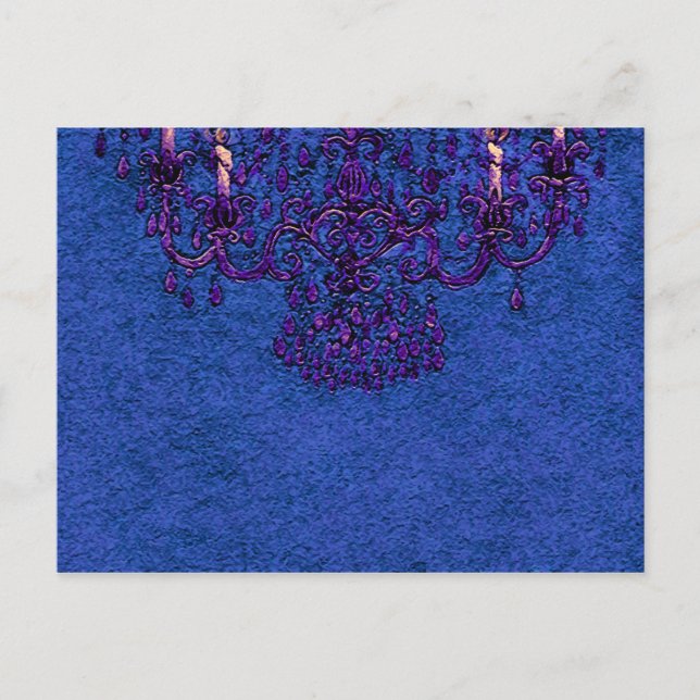 Meet Me Under the Chandelier ~ Postcard (Front)