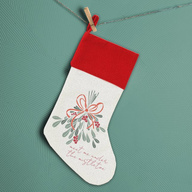 Meet Me Under the Mistletoe Christmas Stocking (Creator Uploaded)