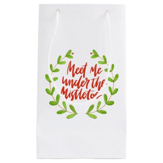 Meet me under the mistletoe - Christmas Wreath