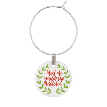 Meet me under the mistletoe - Christmas Wreath