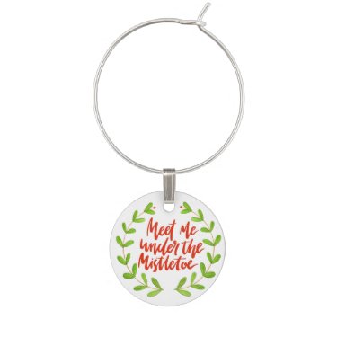 Meet me under the mistletoe - Christmas Wreath