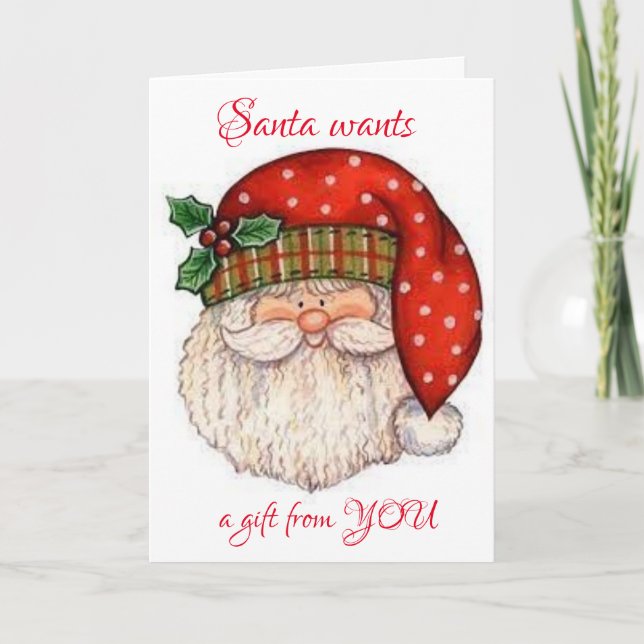 *MEET ME UNDER THE MISTLETOE** FOR MY GIFT HOLIDAY CARD (Front)