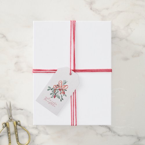 Meet Me Under the Mistletoe Gift Tags