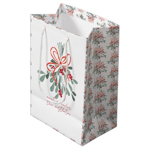 Meet Me Under the Mistletoe Medium Gift Bag