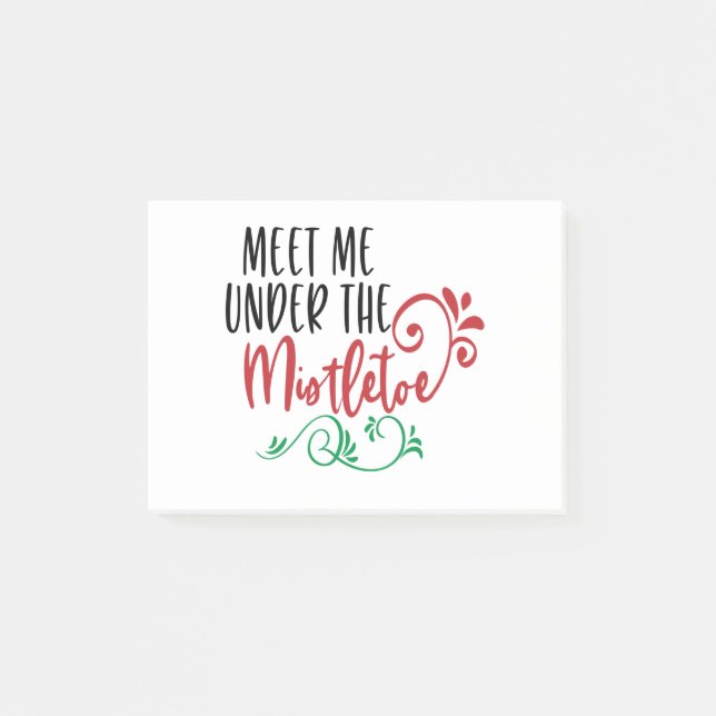 meet me under the mistletoe notes (Front)