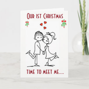 **MEET ME UNDER THE MISTLETOE** OUR 1st CHRISTMAS Holiday Card